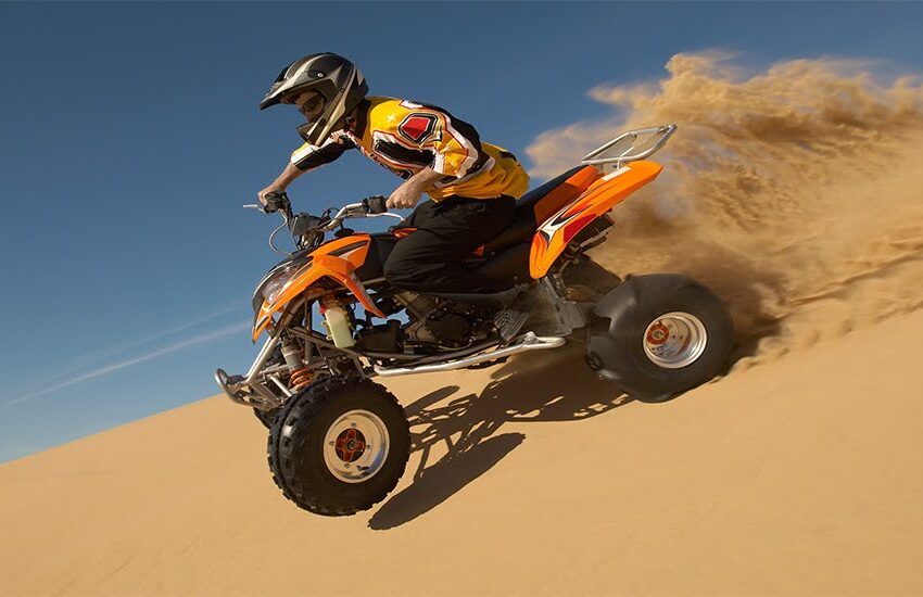 Quad bike desert safari